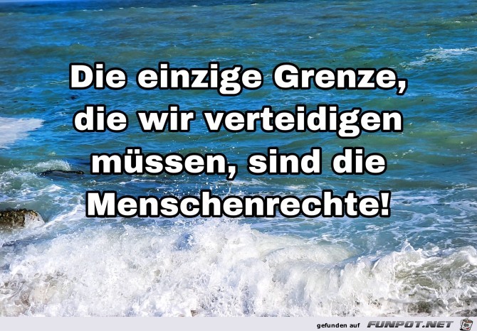 Die einzige Grenze