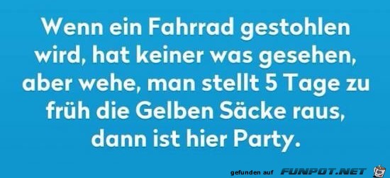 ....... dann ist hier Party