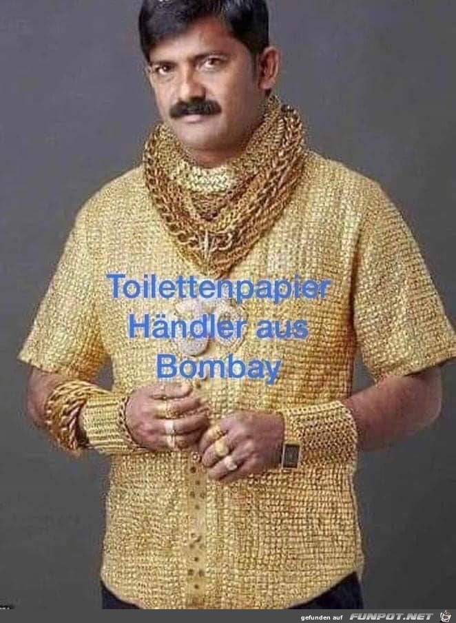 Toilettenpapierhndler aus Bombay