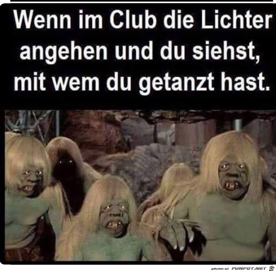 Wenn im Club...