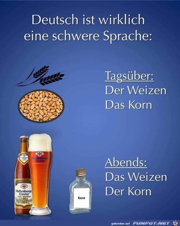 Deutsch ist schwere Sprache