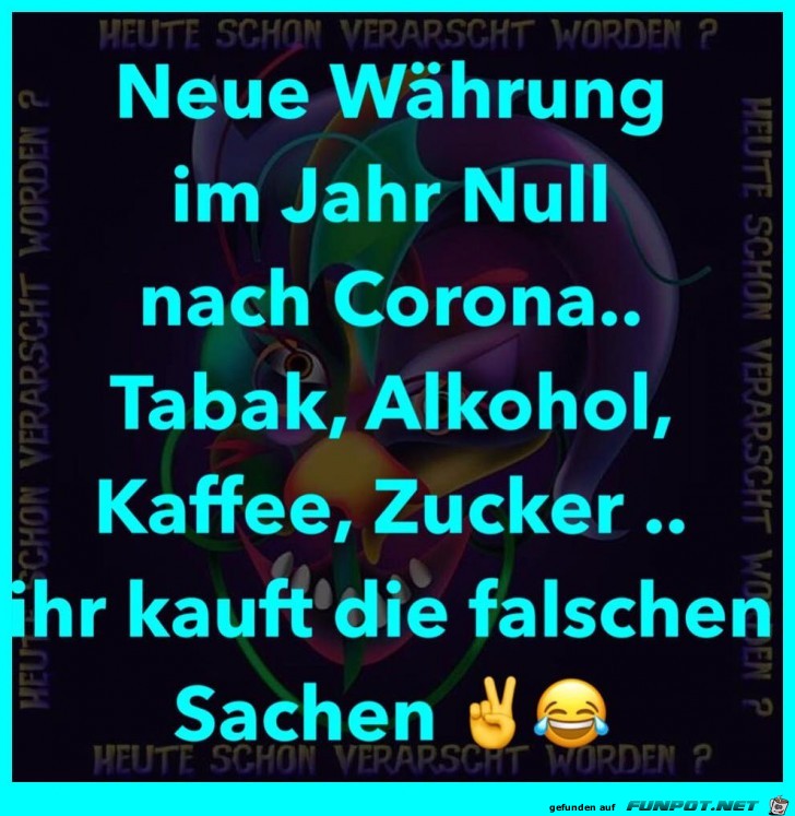 Neue Whrung nach Corona