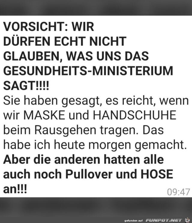 Vorsicht!