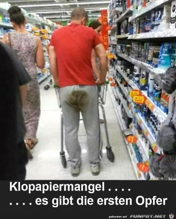 Klopapiermangel