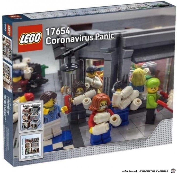 Coronavirus Panic Lego