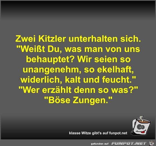 Zwei Kitzler unterhalten sich