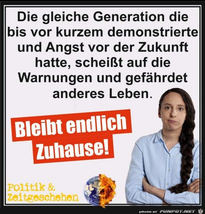 Die junge Generation gefhrdet das Leben