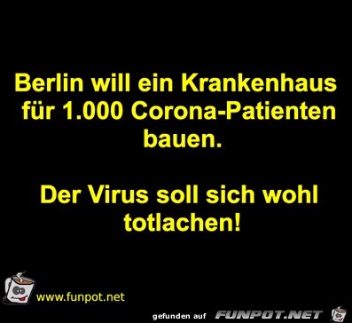 Krankenhaus fr 1000 Corona-Patienten