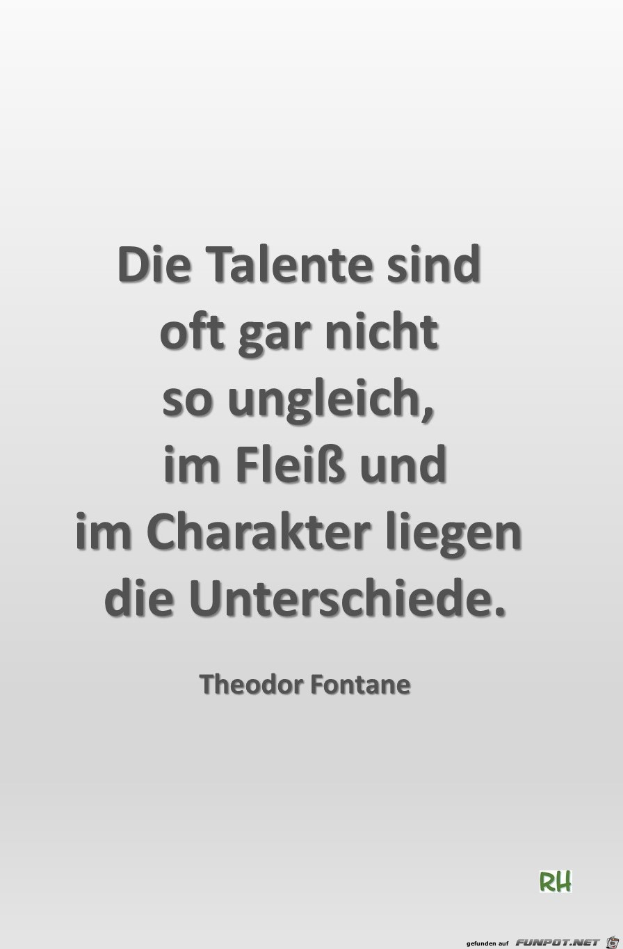 Die Talente sind