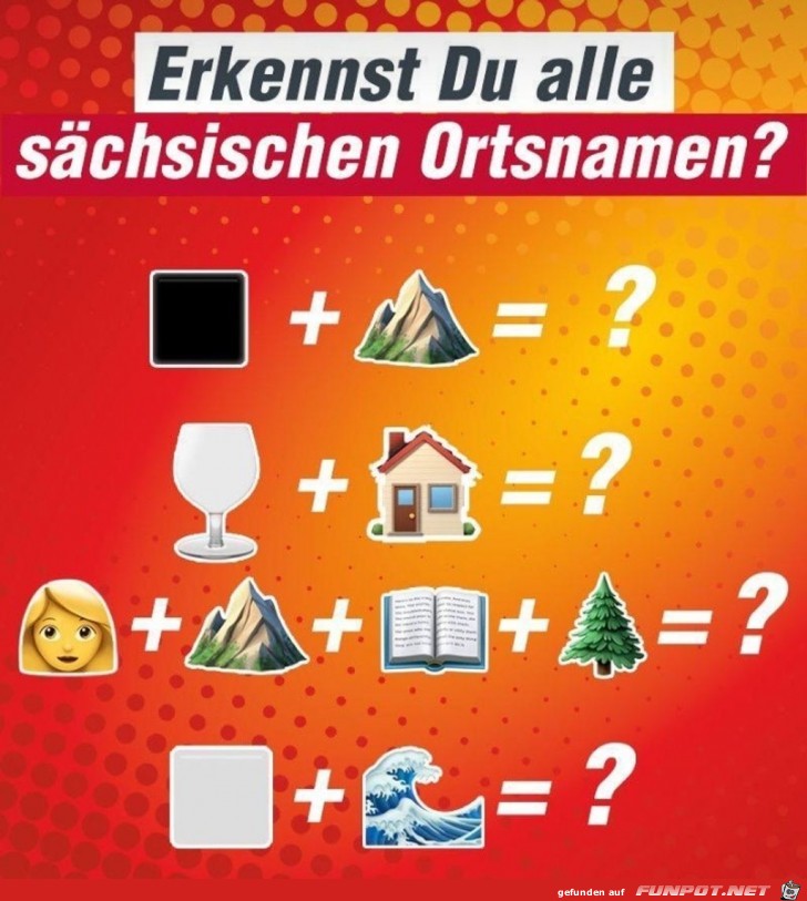 Erkennst du alle ?