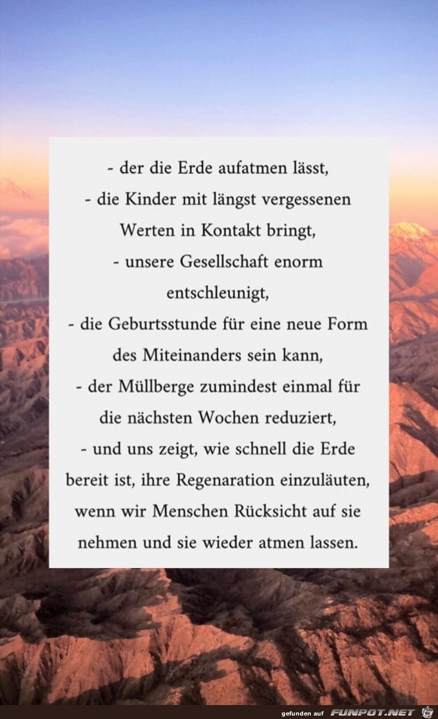 der die Erde aufatmen laesst der die Erde aufatmen laesst