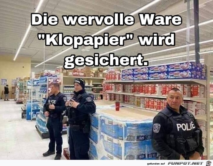 die wertvolle Ware