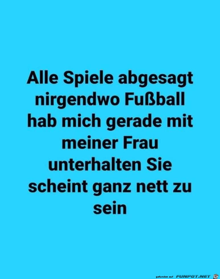 alle spiele abgesagt