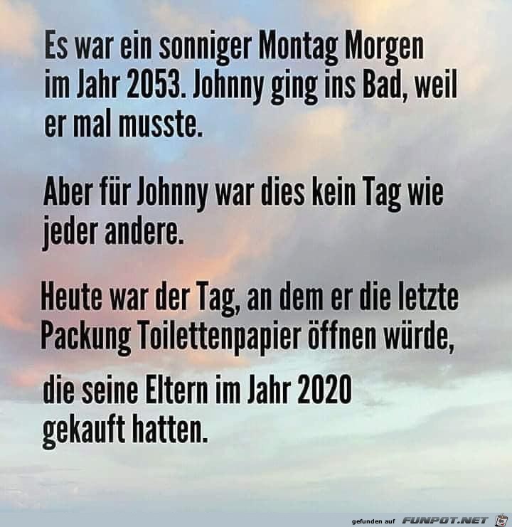 es war ein sonniger Montag morgen