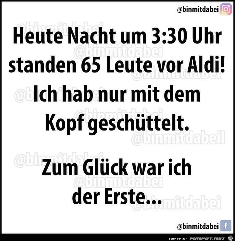 Vor dem Aldi Vor dem Aldi