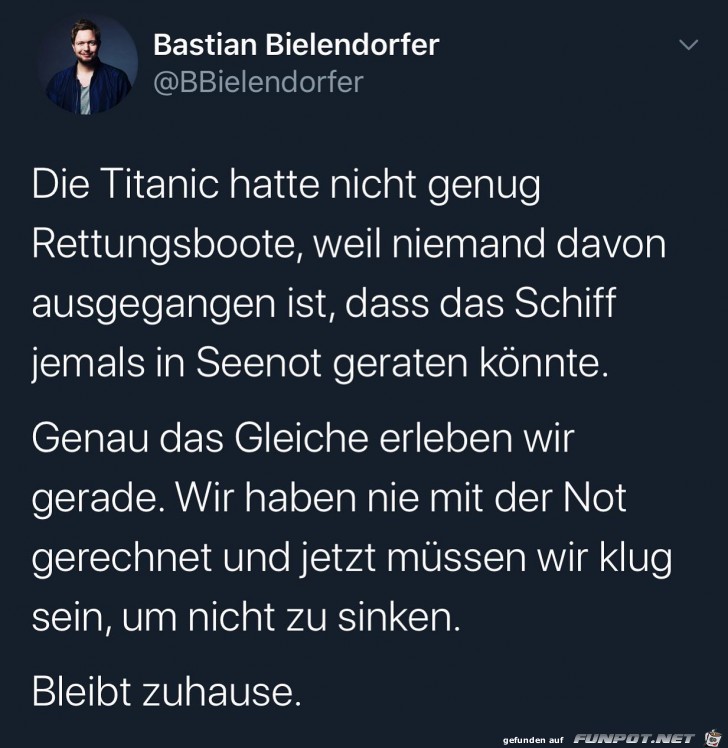 Bleibt zuhause