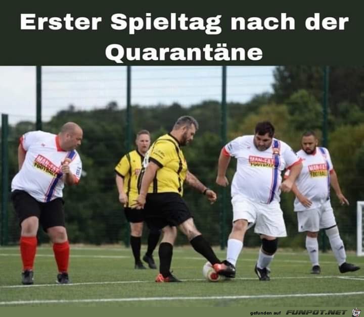 Fuball nach dem Virus