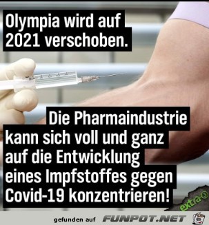 Olympia wird verschoben