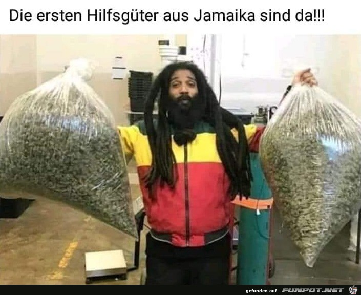 Hilfsgter aus Jamaika