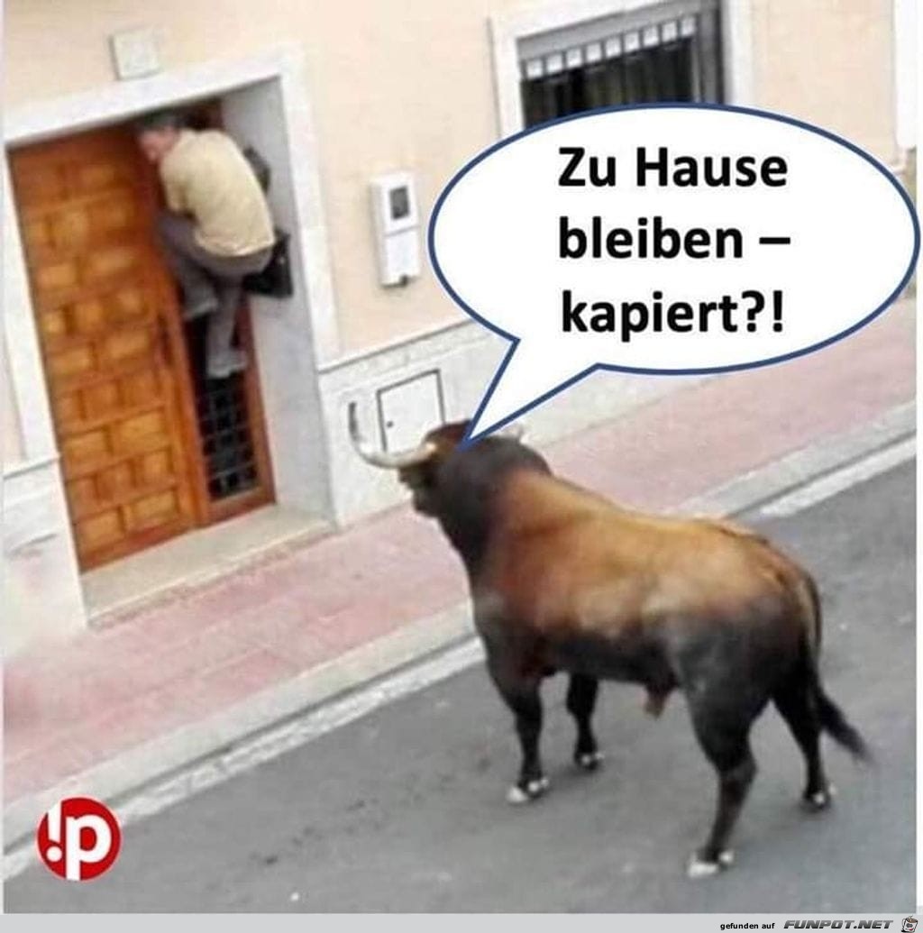 Zu Hause bleiben - kapiert