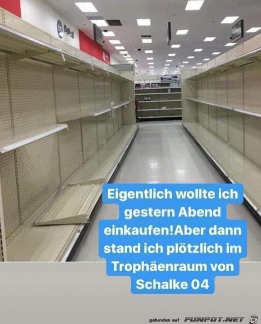 Eigentlich wollte ich einkaufen