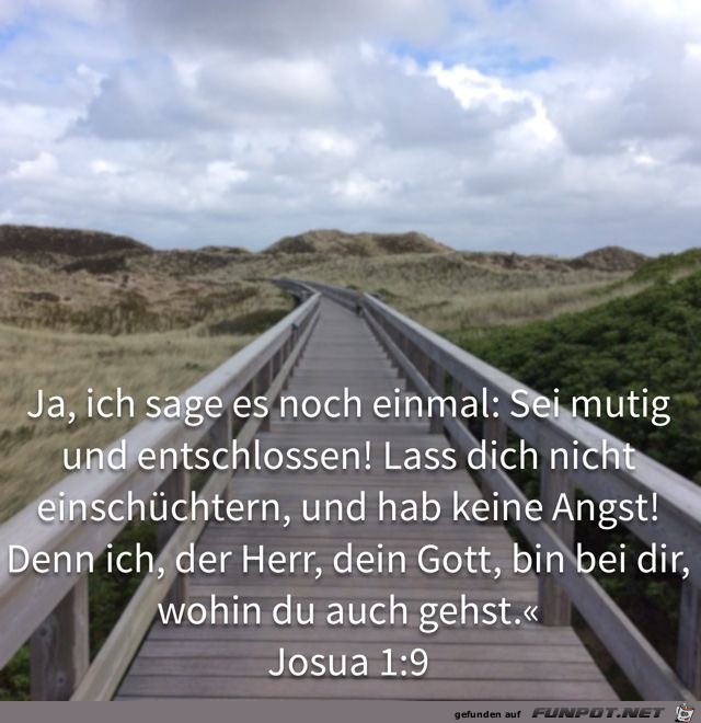 Josua 1.9 Josua 1.9