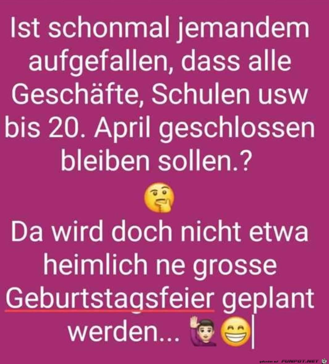 alles geschlossen