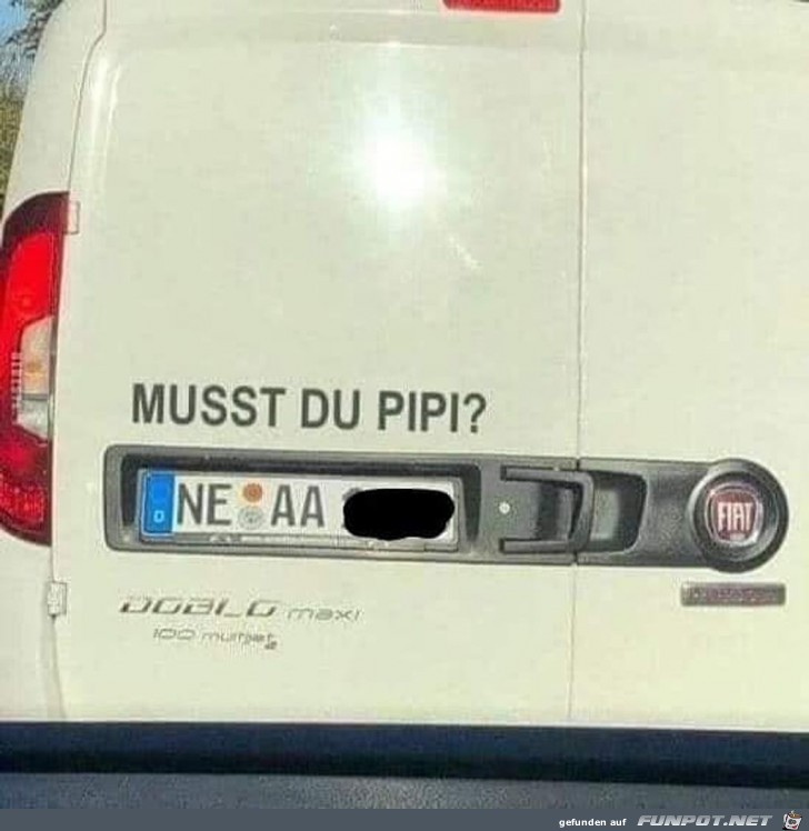 Frage auf dem Auto....zum Kennzeichen