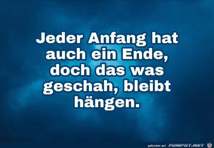 jeder anfang