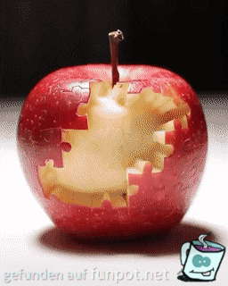 Apfel-Puzzle