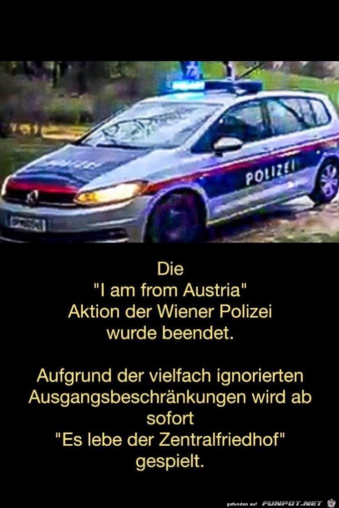 Die I am from Austria Aktion