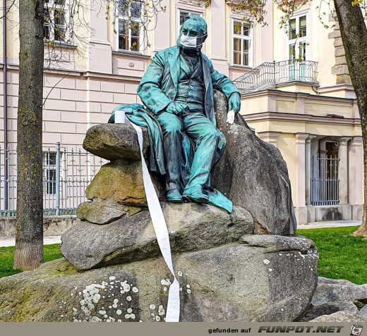 Stifter Denkmal in Linz