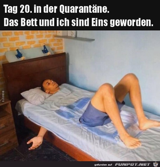 Das Bett und ich