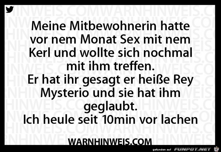 Mitbewohnerin hatte Sex