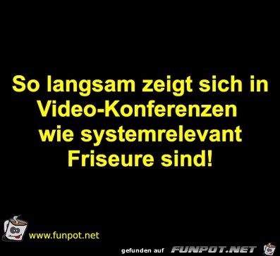 Friseure sind systemrelevant