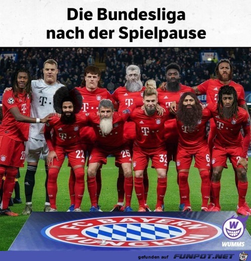 Die Bayern nach der Spielpause