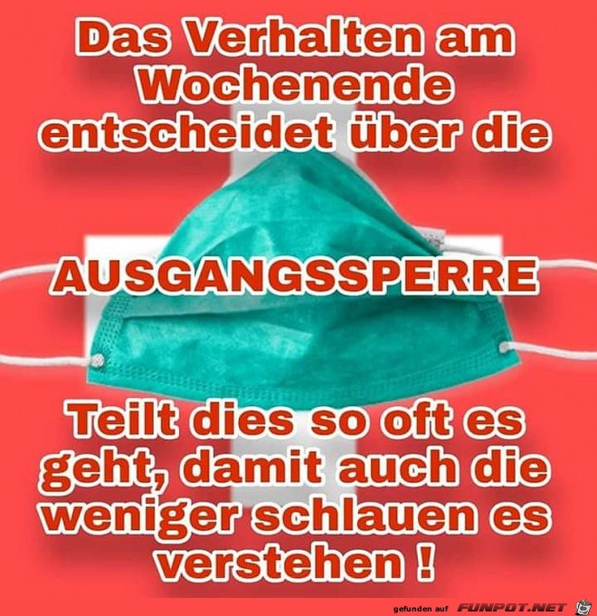 Wollt Ihr die Ausgangssperre??