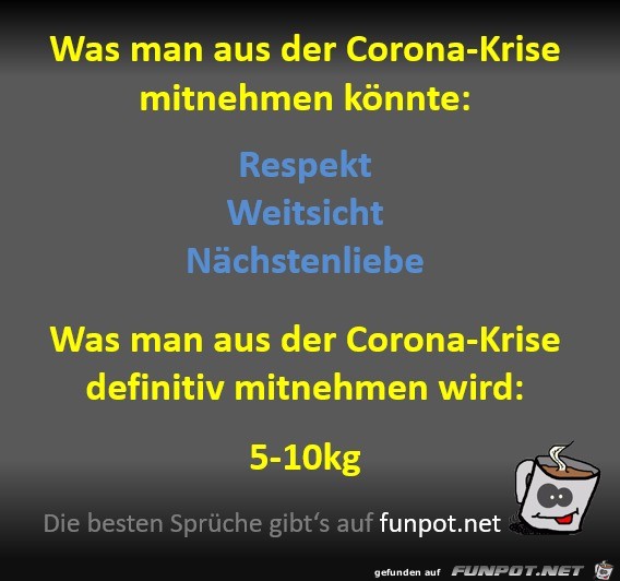 Was wir von Corona mitnehmen