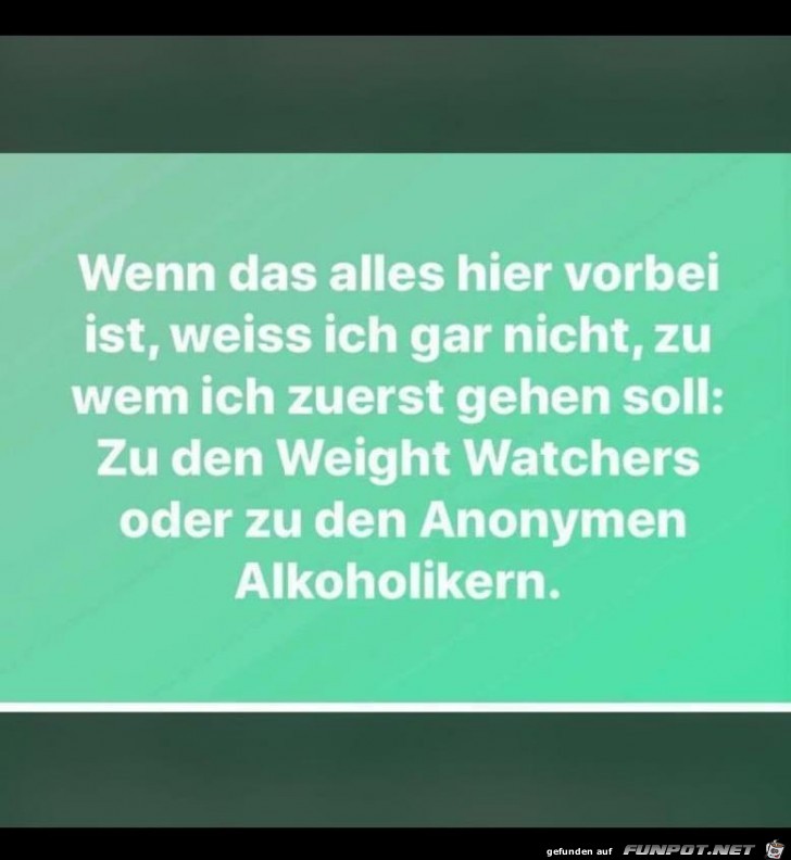 Zu wem soll man als erstes gehen?