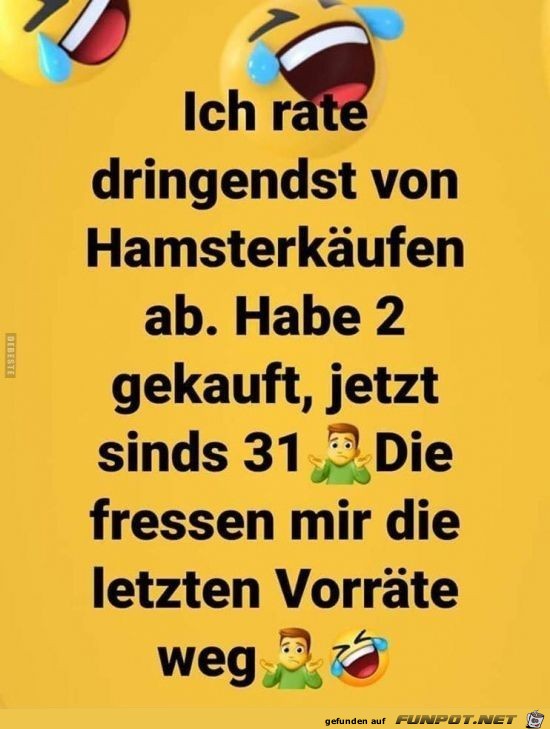 ich rate dringend