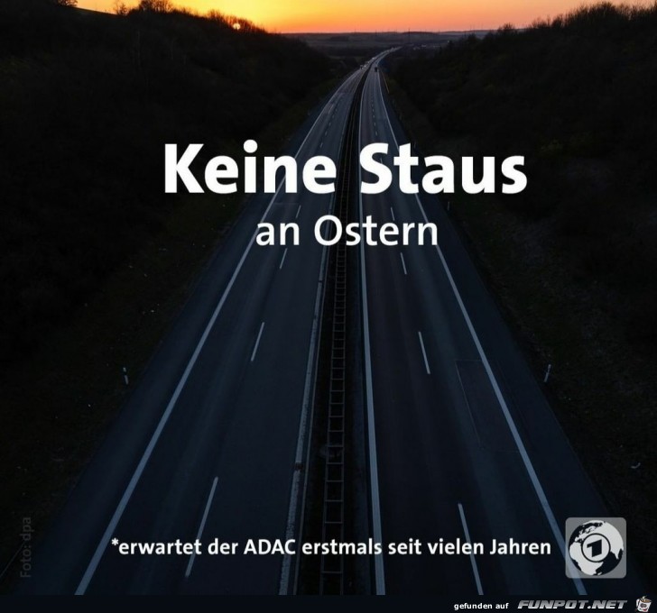 Keine Staus an Ostern