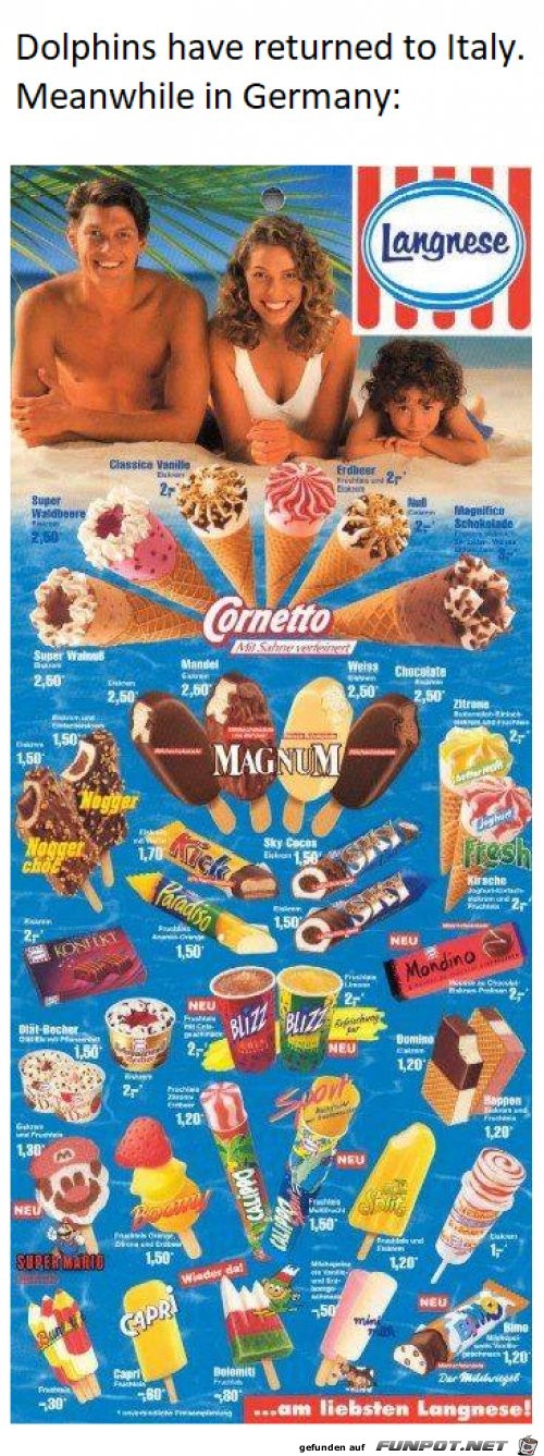 In Deutschland gibt es wieder alte Eis-Sorten In Deutschland gibt es wieder alte Eis-Sorten