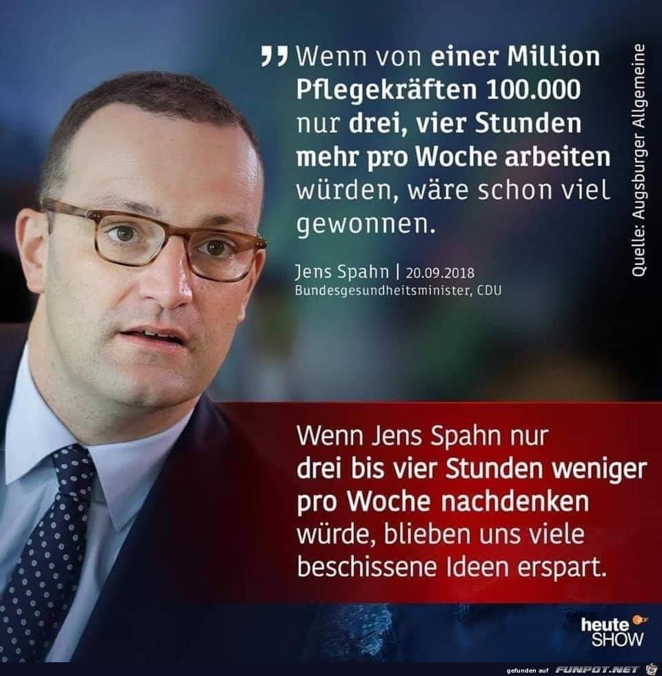 Spahn hat keine Ahnung