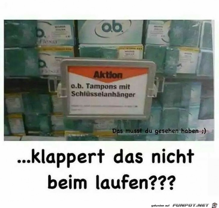 Klappert das nicht beim laufen ?