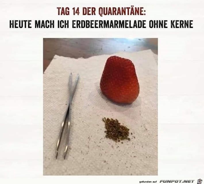 Erdbeermarmelade ohne Kerne