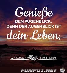 Geniee den Augenblick