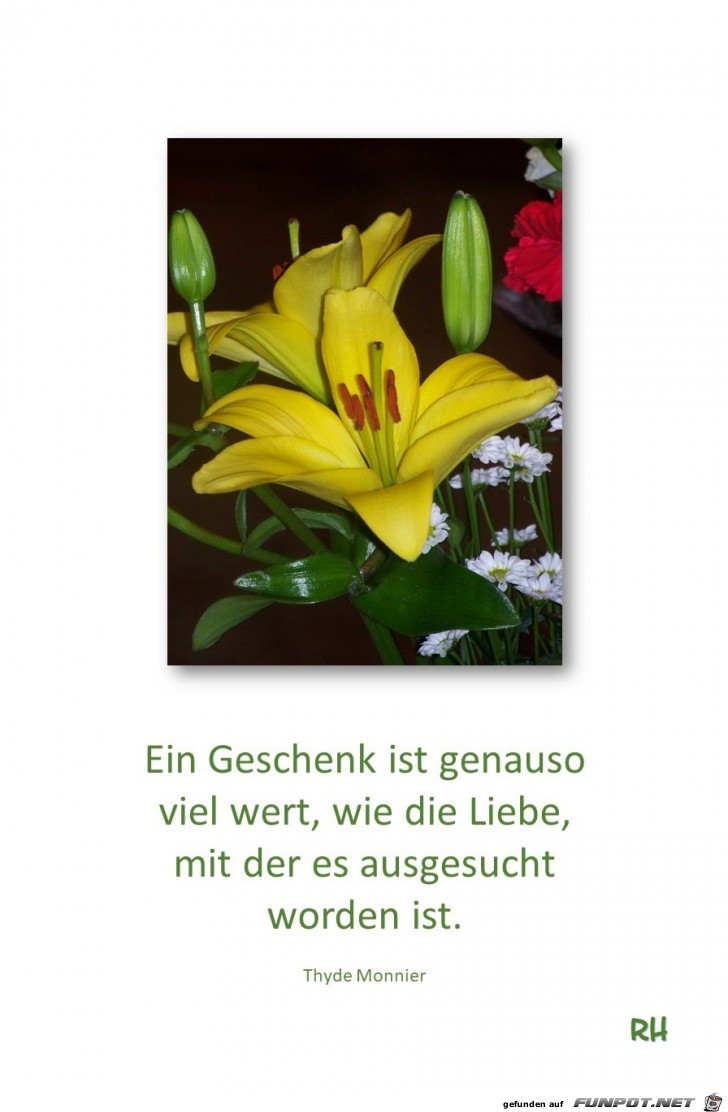 Ein Geschenk ist genauso