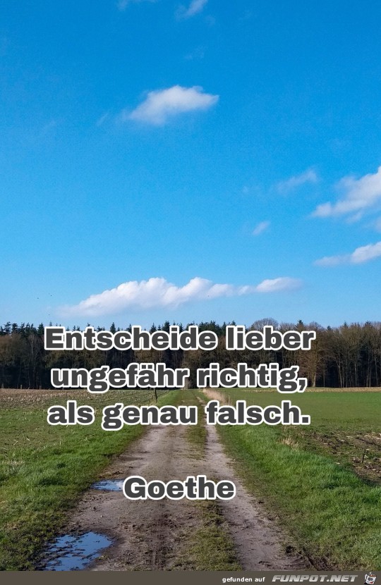 entscheide lieber