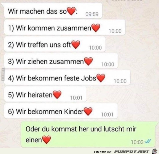 Wir machen das so