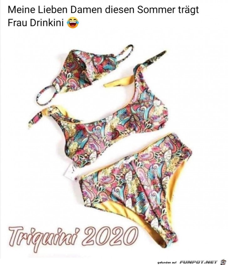 Meine lieben Damen diesen Sommer trgt Frau Drinkini